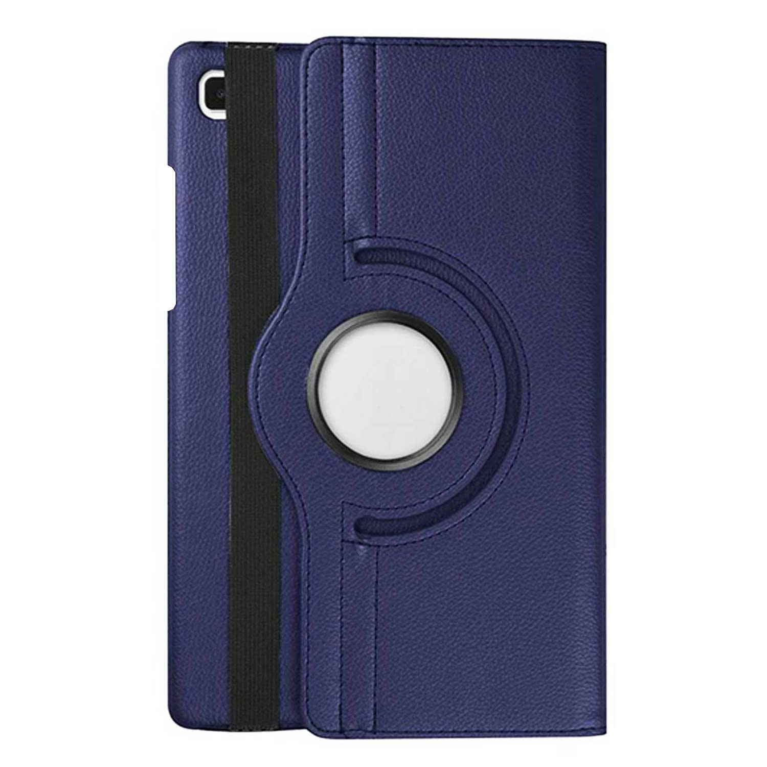 Étui Housse Coque pour Samsung Galaxy Tab S6 Lite 10.4 Pouces 2020 (SM-P610 SM-P615) - 360 degrés Rotation Full Protection Kickstand Case Cover,avec Un Stylo,Écran Film (Deep Blue)