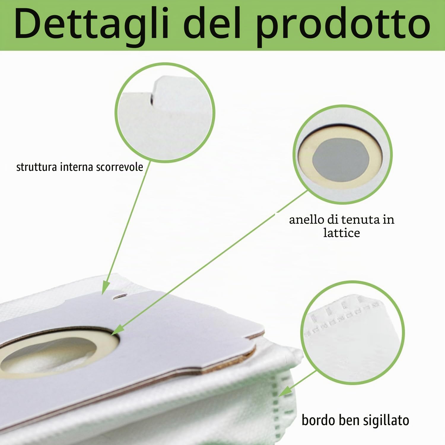 14 sacchetti per aspirapolvere compatibili con iRobot Roomba i/s/j e Combo i/j, sacchetto di ricambio per 706/705/505/405/205/105/104/j5+/j6+/j7+/j8+/j9+/i1+/i2+/i3+/i4+/i5+/i6+/i7+/i8+/s9+