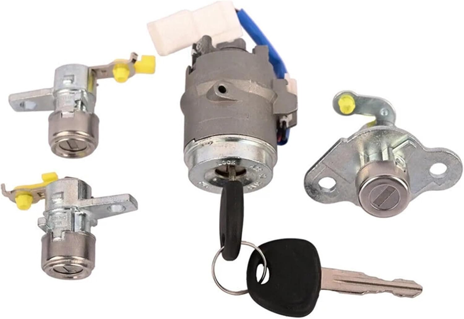 Ignitions Lock Cylinder Barrels Door Lock Replacement Lock Cylinder Barrels with Keys for Accent Replace 81920-1EA00