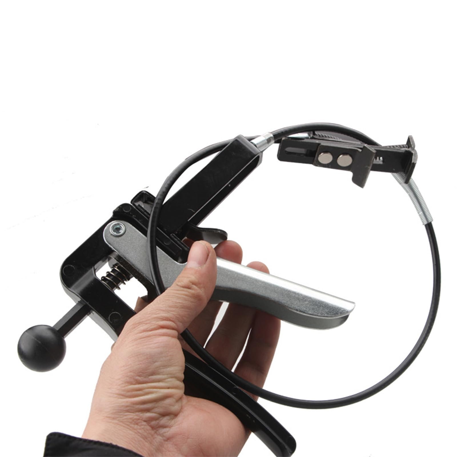 Pinza per fascette flessibili in acciaio carbonio resistenza, lunghezza 675 mm, adatta per riparazioni automobilistiche tubi ' acqua e del vuoto