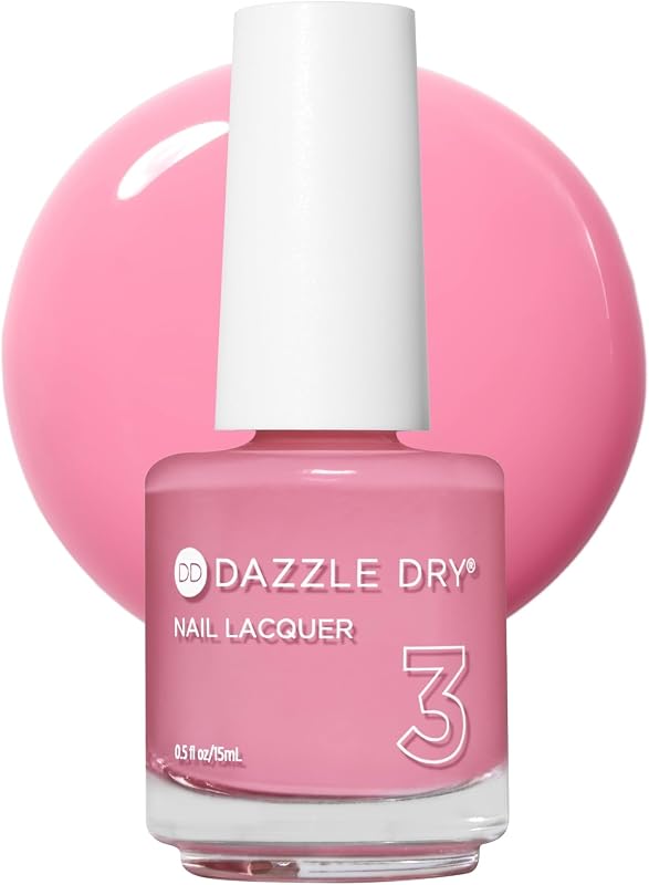 Nail Lacquer, Step 3 – Soulmate (0.5 fl oz) | A Bubblegum Pink · Full Coverage · Cream Finish · Quick-Dry