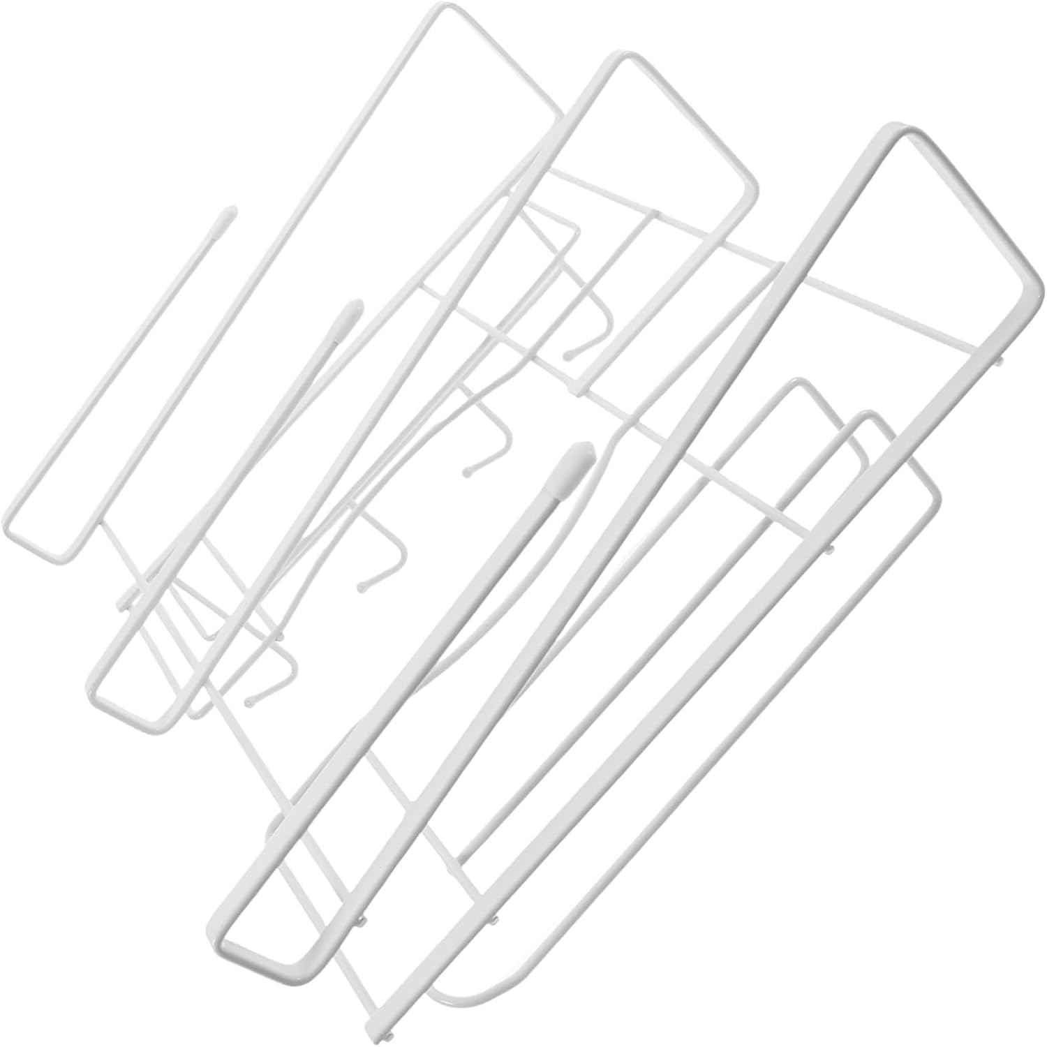 Under Cabinet Mug Holder Multi-use Iron Rack for Kitchen Organization Space-Saving Hooks for Mugs and Cups and Stylish Storage for Home Use