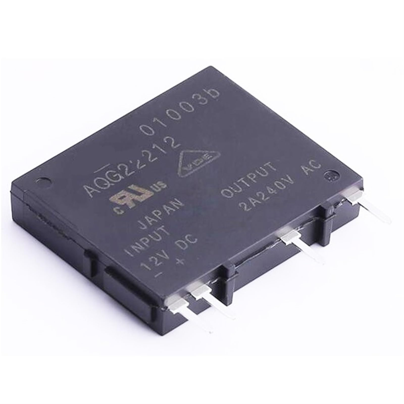 Relé AQG22212 12V 2A sin ruido mecánico de 4PIN para paneles 2