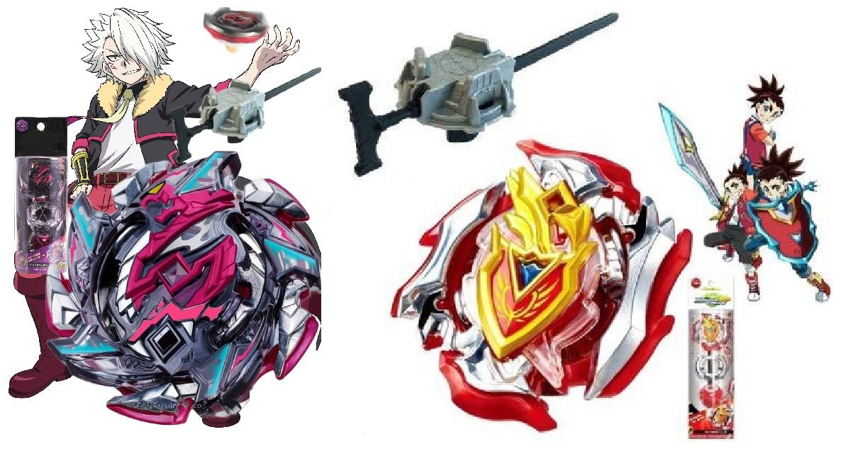 Bestie toys Battle Beytop Combo Top B105 and B113 Balance and Defence Tye Right Spin top with Launcher (Hell Salamandeer+Z Archiles) (B0CWD6SCLK) Amazon Price History, Amazon Price Tracker