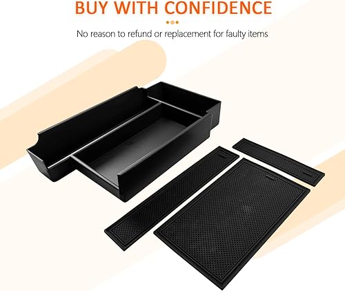 Miniatura 6 de Pathfinder 2022-2024 Bandeja para reposabrazos para Nissan Pathfinder 2022 2023 2024 Bandeja organizadora de consola central, bandeja de