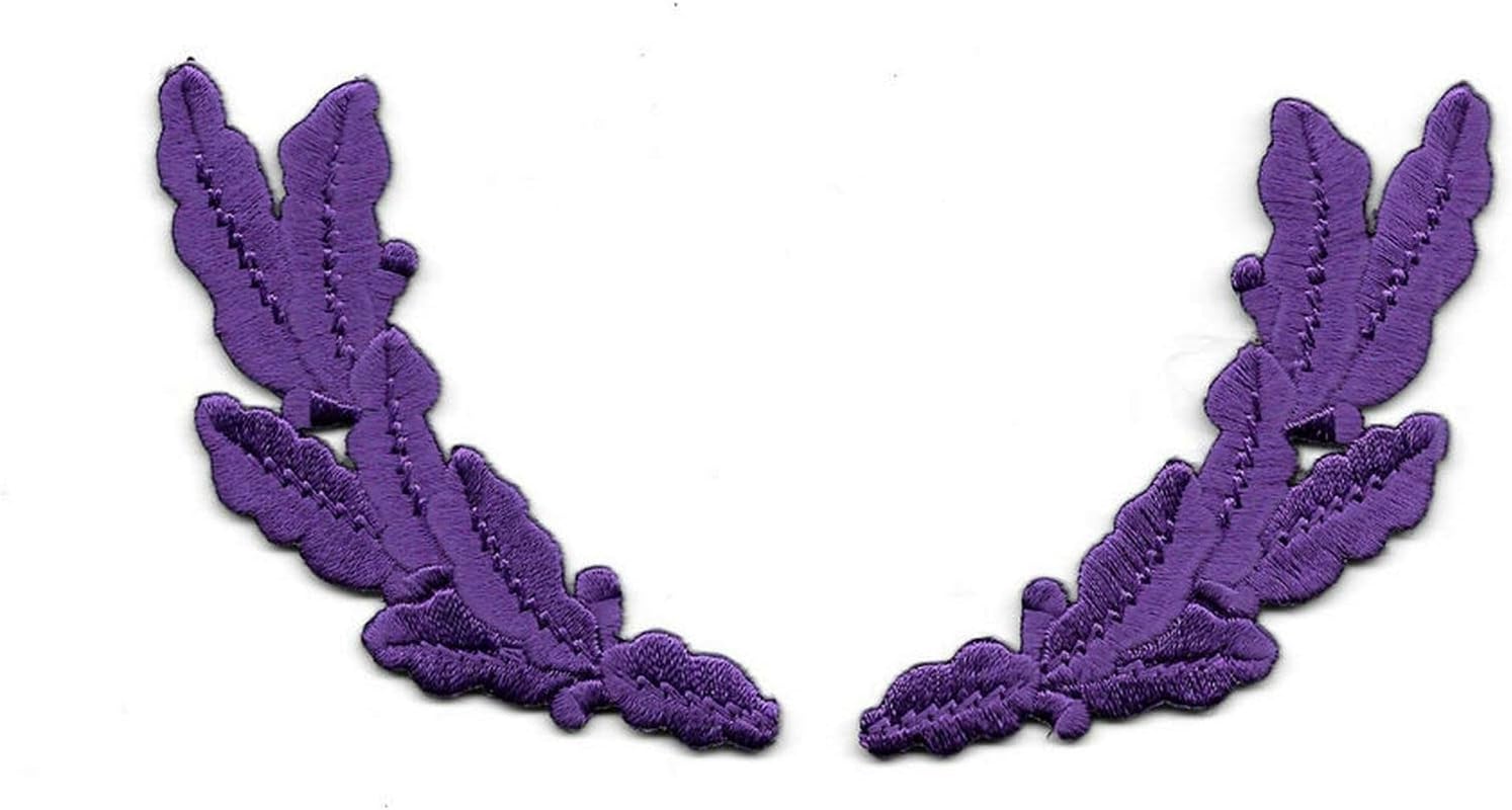 Scrambled Eggs - Purple - Iron On Patch - Uniforms, Crafts, Hats Embroidered Iron on Patch Sew On for Clothing Applique for Jackets, Hats, Backpacks Repair Patches for Craft