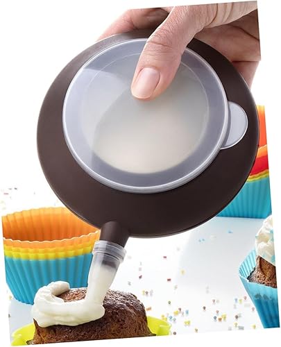 Miniatura 2 de UPKOCH Molde de silicona para macarrón, 4 boquillas, exprimidor de pasteles, fácil horneado, antiadherente, reutilizable