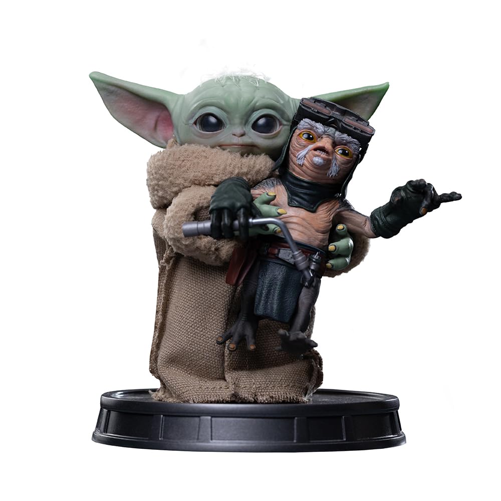Iron Studios Estatua coleccionable Grogu No Squeezy Movie Grogu Collection Multicolor Polystone Resin 13,7 cm 5.4 pulgadas