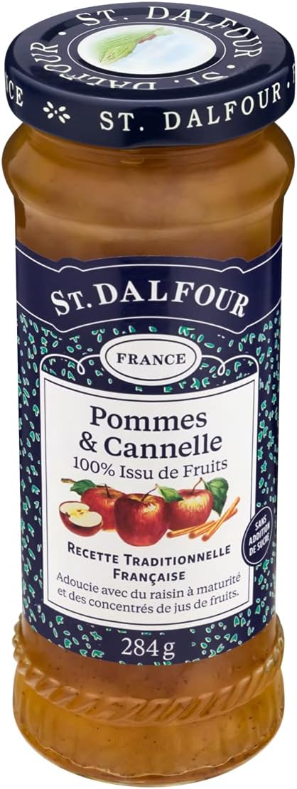 St Dalfour Geleia de Maça & Canela (Pommes & Cannelle), 284g
