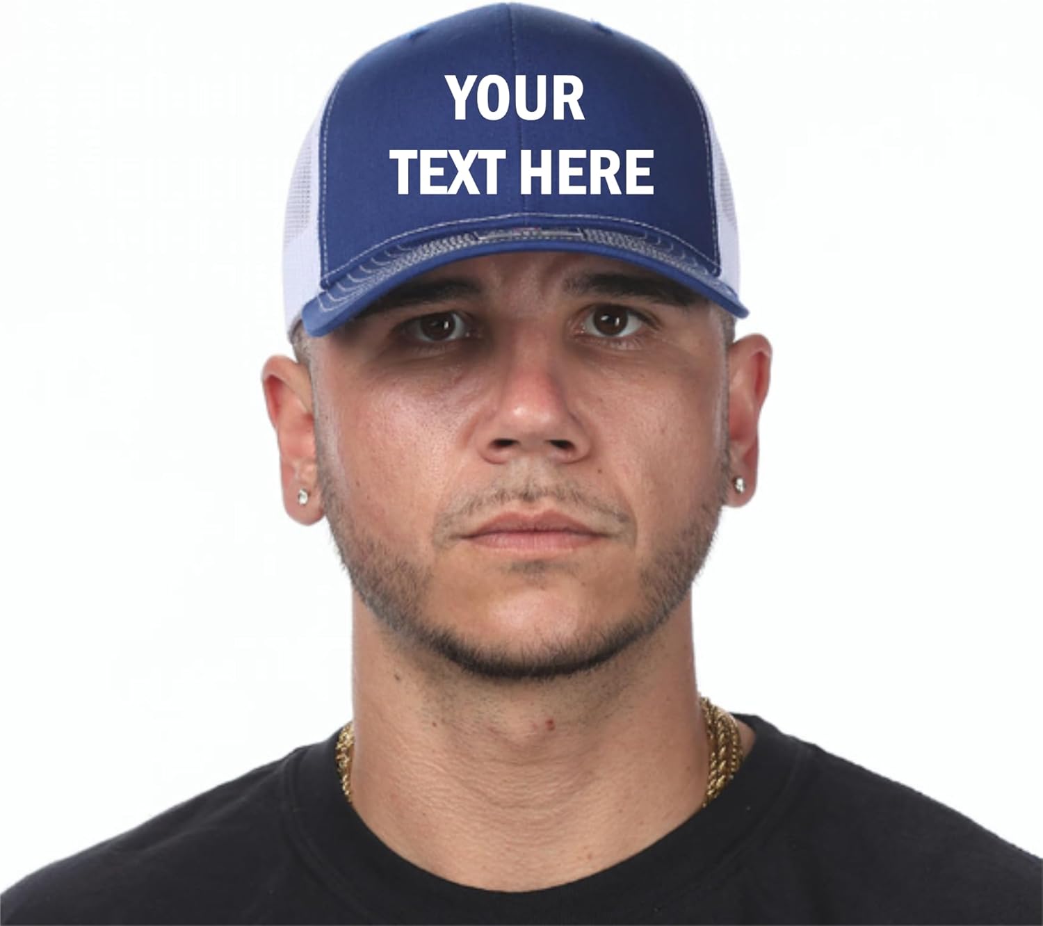 Iowa Custom Embroidered Cap, Personalized Embroidered Cotton Twill Hat with Customize Lettering, Adjustable Unisex Custom Hat - Image 5