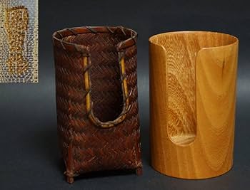 Amazon.co.jp: 【寂】煎茶道具園生作欅製碗筒竹製網代細工竹製碗筒籠碗 Amazon.co.jp: 【寂】煎茶道具園生作欅製碗筒竹製網代細工竹製碗筒籠碗