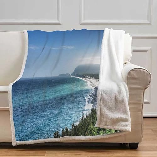 Miniatura 7 de Personality Retro Cobijas Calientes para Invierno - Póster de ilustración de letras inspiradoras, manta de campamento, suave y acogedora para cama