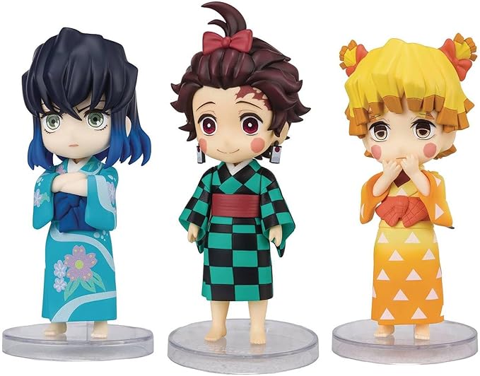 TAMASHII NATIONS - Demon Slayer: Kimetsu no Yaiba - Sumiko Zenko Inoko (Entertainment District Arc Set), Bandai Spirits Figuarts mini Action Figure