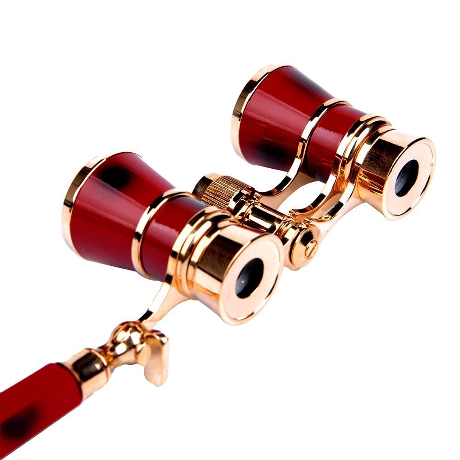 Jumelles HD monoculaires 4 Couleurs, théâtre d'opéra, Course de Chevaux, Lunettes 3x25, avec poignée/Kit d'accessoires, télescope pour Femmes