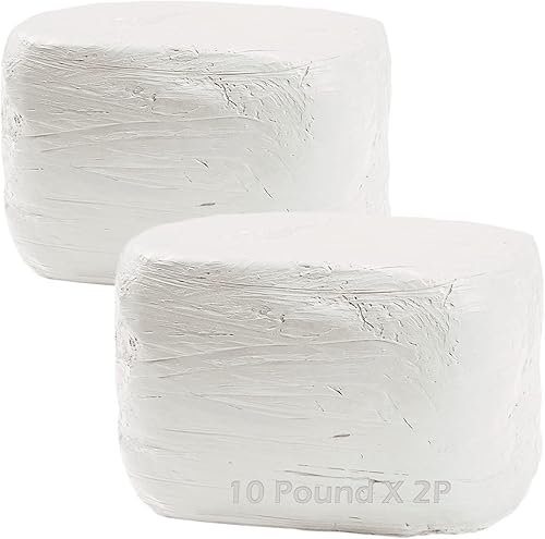 Miniatura 8 de Arcilla natural seca al aire, arcilla para hornear, arcilla de cerámica de bajo fuego, 10 libras con 40 herramientas de cerámica, juego de