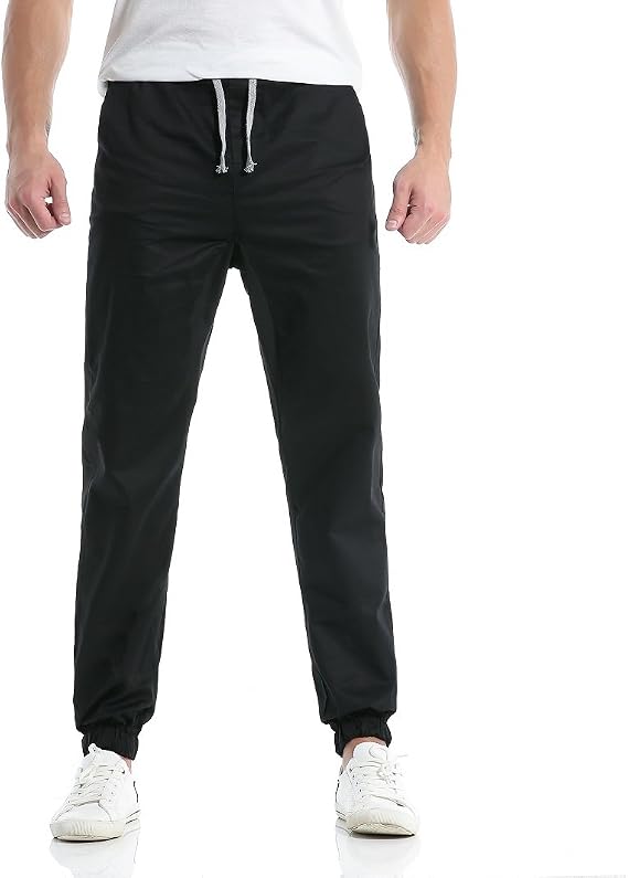 Amazon.com: Calsky - Pantalones de deporte para hombre Causal Slim Fit al  aire libre, XL, Negro : Ropa, Zapatos y Joyería