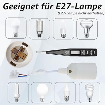 12 pieces socket E27 renovation socket lamp socket E27
