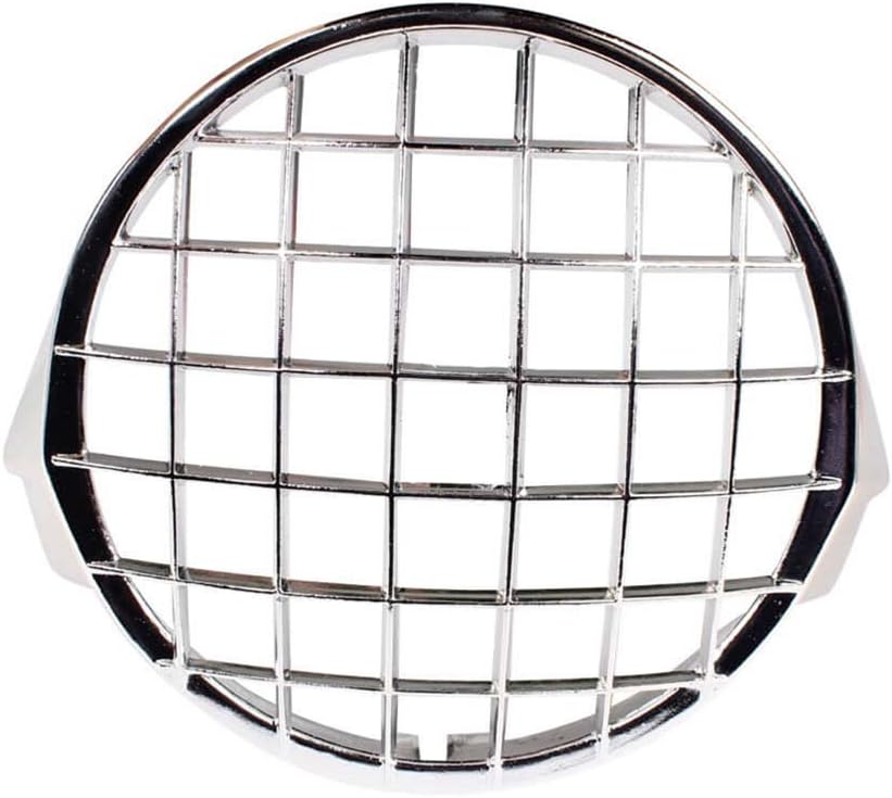 Cuppini Headlight Stone Guard (Chrome); Stella, Vespa PX, P Series