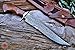 BIGCAT ROAR Handmade Damascus Hunting Knife - Bushcraft Fixed Blade Hunting Knife with Sheath and Walnut Wood Handle - 15″ EDC Skinning Knife - Screaming Eagle
