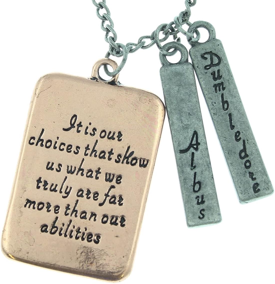 Miniatura 3 de Collar con diseño de Harry Potter con cita del personaje Albus Dumbledore