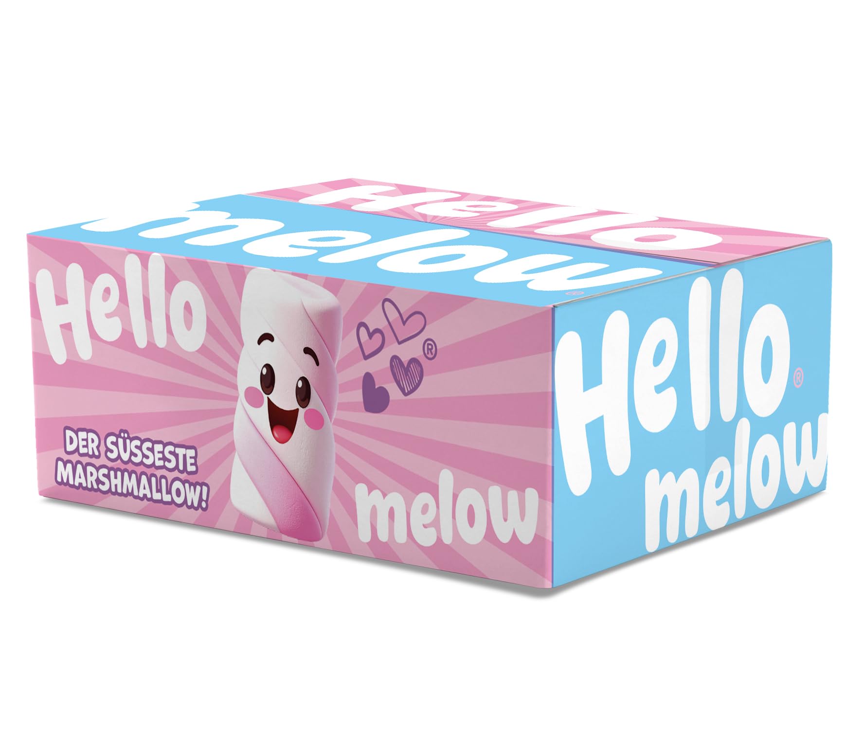 Tise Süsswaren Hello Mellow Marshmellow Speckseile 100 Stück (300g)
