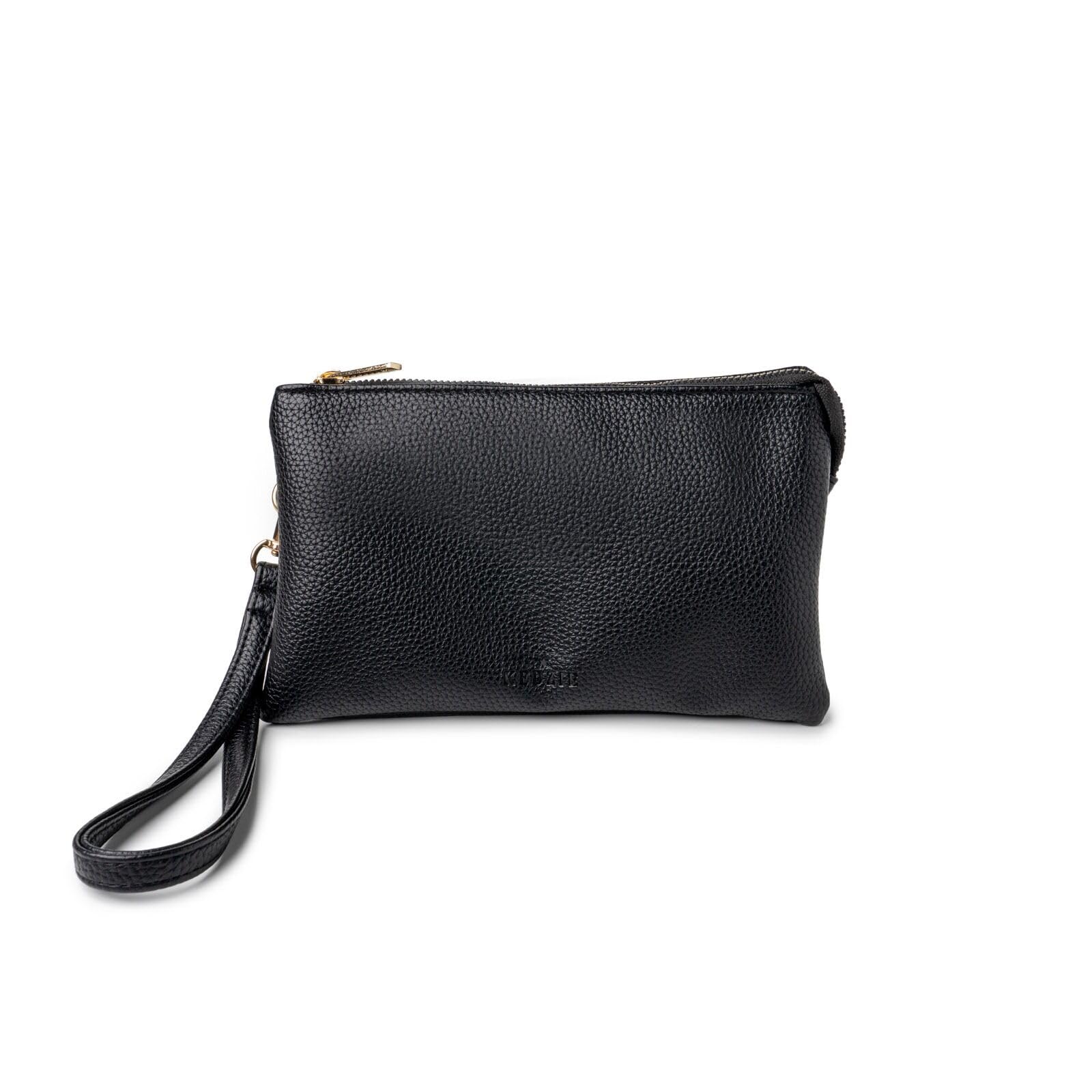 KEDZIE Eclipse Vegan Leather Convertible Purse Wallet Crossbody Bag for Women