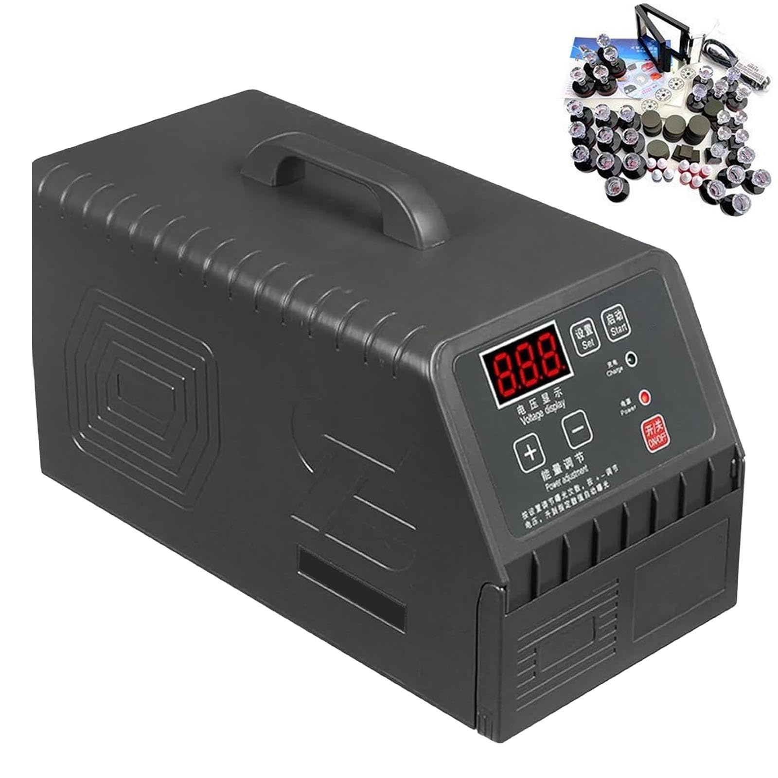 Fcttcd Flash Stamp Portrait Making Machine, Photosensitive Seal Machine, Led Intelligent Digital Display With Adjustable Exposure Energy For Custom Portrait Stamps, Cartoon Stamps, Wedding Seals