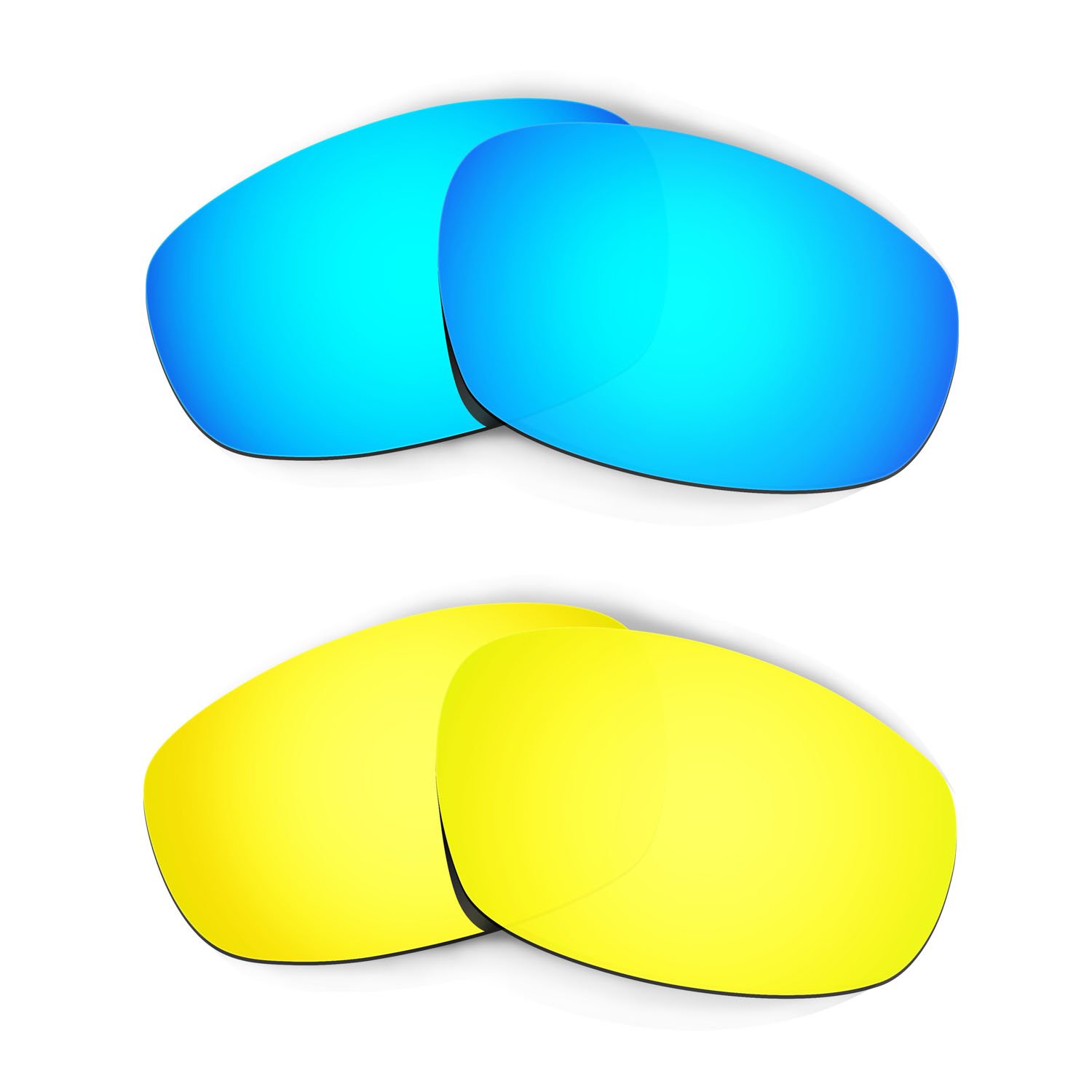 Lentes Oakley Split Jacket compatibles en azul y oro 24k para renovar tus gafas de sol 8