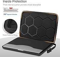 Vista 4 de FINPAC 15.6-inch Hard Laptop Sleeve Case Compatible with 15.6 Inch Acer Aspire, Shockproof Computer Carrying Case for 15.6 Inch HP Dell Razer Black
