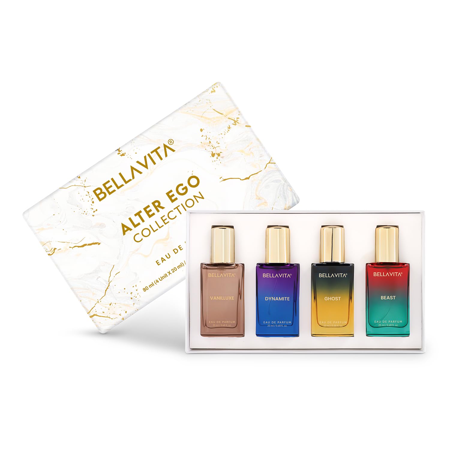 BELLAVITA Magical Scents | Long Lasting EDP Perfume Gift Set for Man and Woman | Vanilla, Caramel & Musk | Floral, Spicy Premium Fragrance for Men and Women-image-4