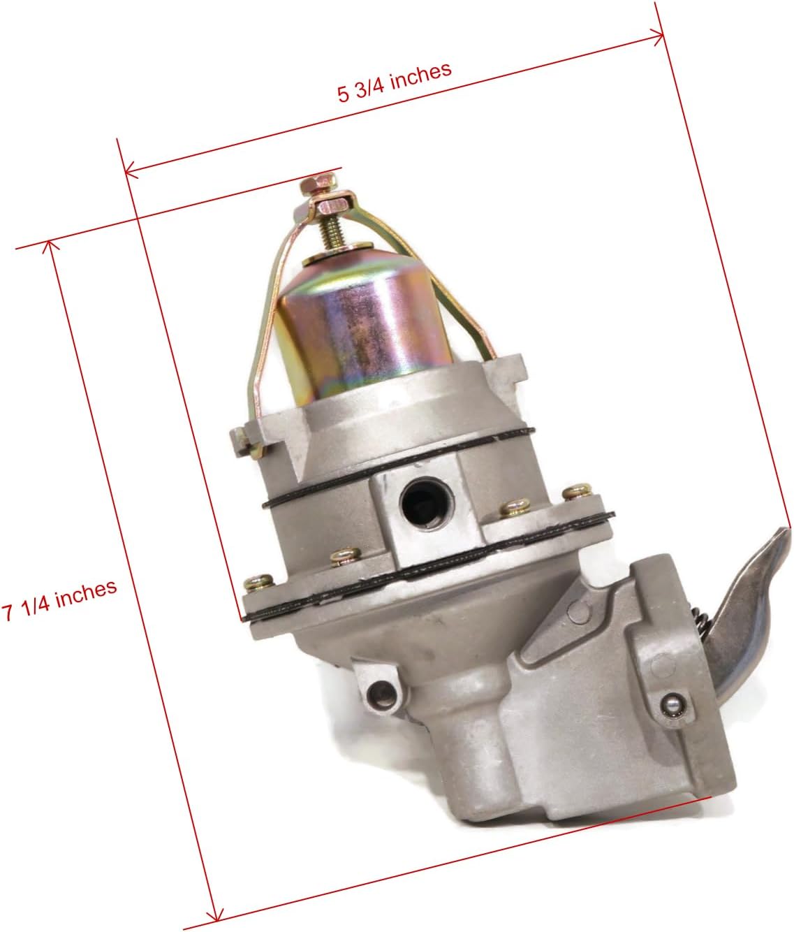 The ROP Shop Fuel Pump for 1987-1992 Mercruiser Sterndrive 4.3L 2 BBL 262HP 0B773243-0D714106