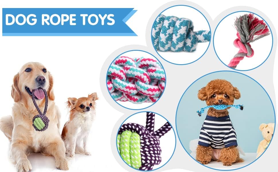 Miniatura 6 de Juguetes para cachorros para perros pequeños, juguetes de dentición para cachorros, lindos juguetes para perros pequeños, juguetes duraderos para