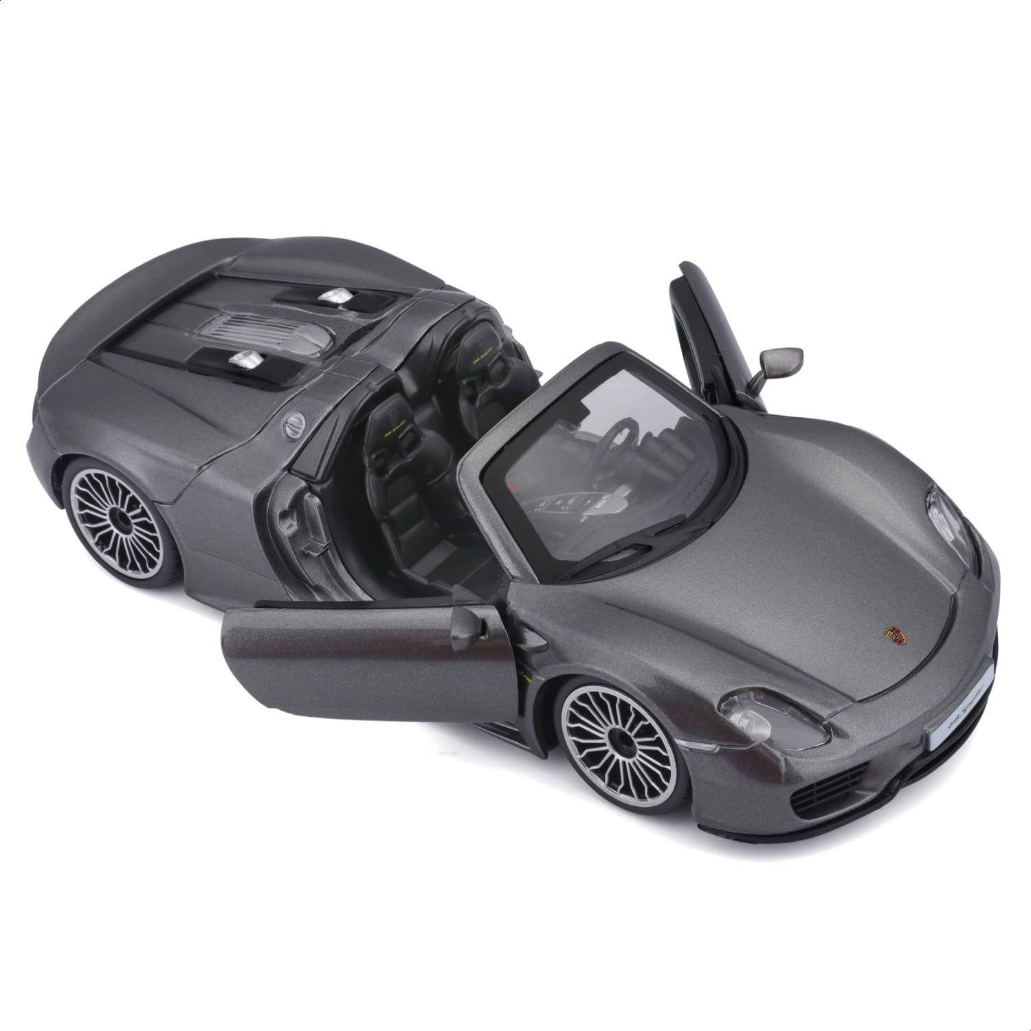 Bburago Porsche 918 Spyder Car Toy, Grey (18 - 21076 GY) : Amazon