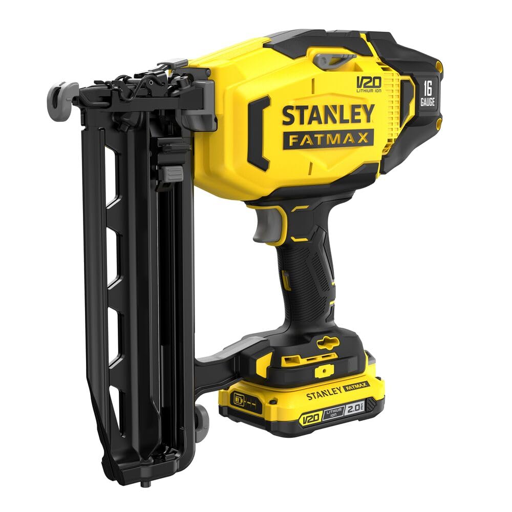STANLEY FATMAX V20 Clavadora de acabado de calibre 16 INALÁMBRICA, sin batería ni cargador, 18V
