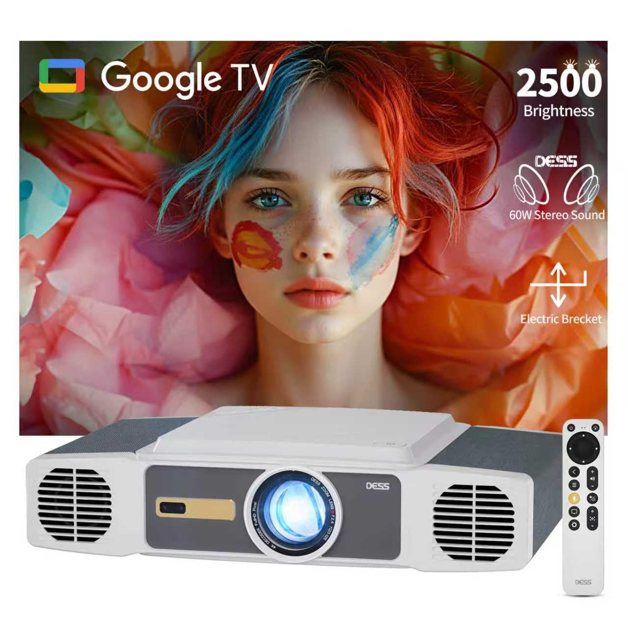 Amazon.com: Dess C5 Enterprise GTV Projector,4K Projector With