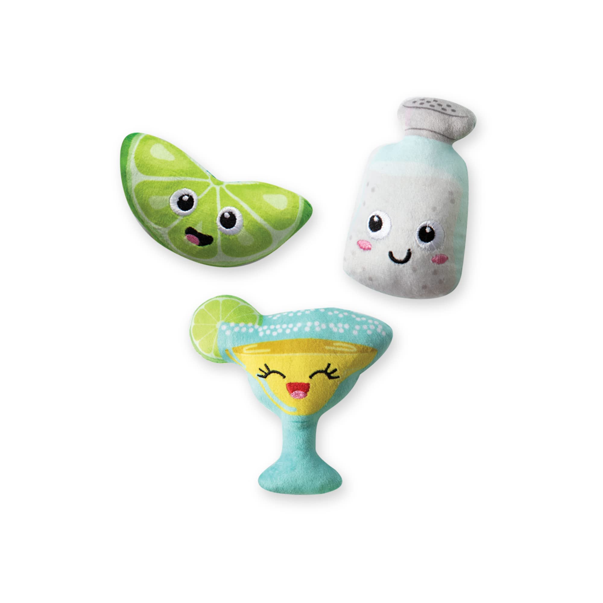 Amazon.com : Fringe Studio Plush Dog Toy Set, ON Margarita TIME, 3