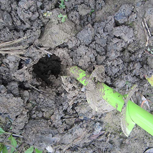 image for SYITCUN Auger Drill Bit Garden Plant Flower Bulb Auger Spiral Hole Dri