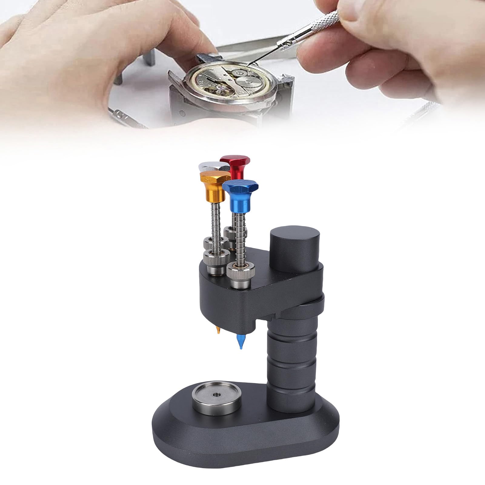 Annadue Pressa per Lancette di Orologio a 4 Pin, in Lega di Alluminio