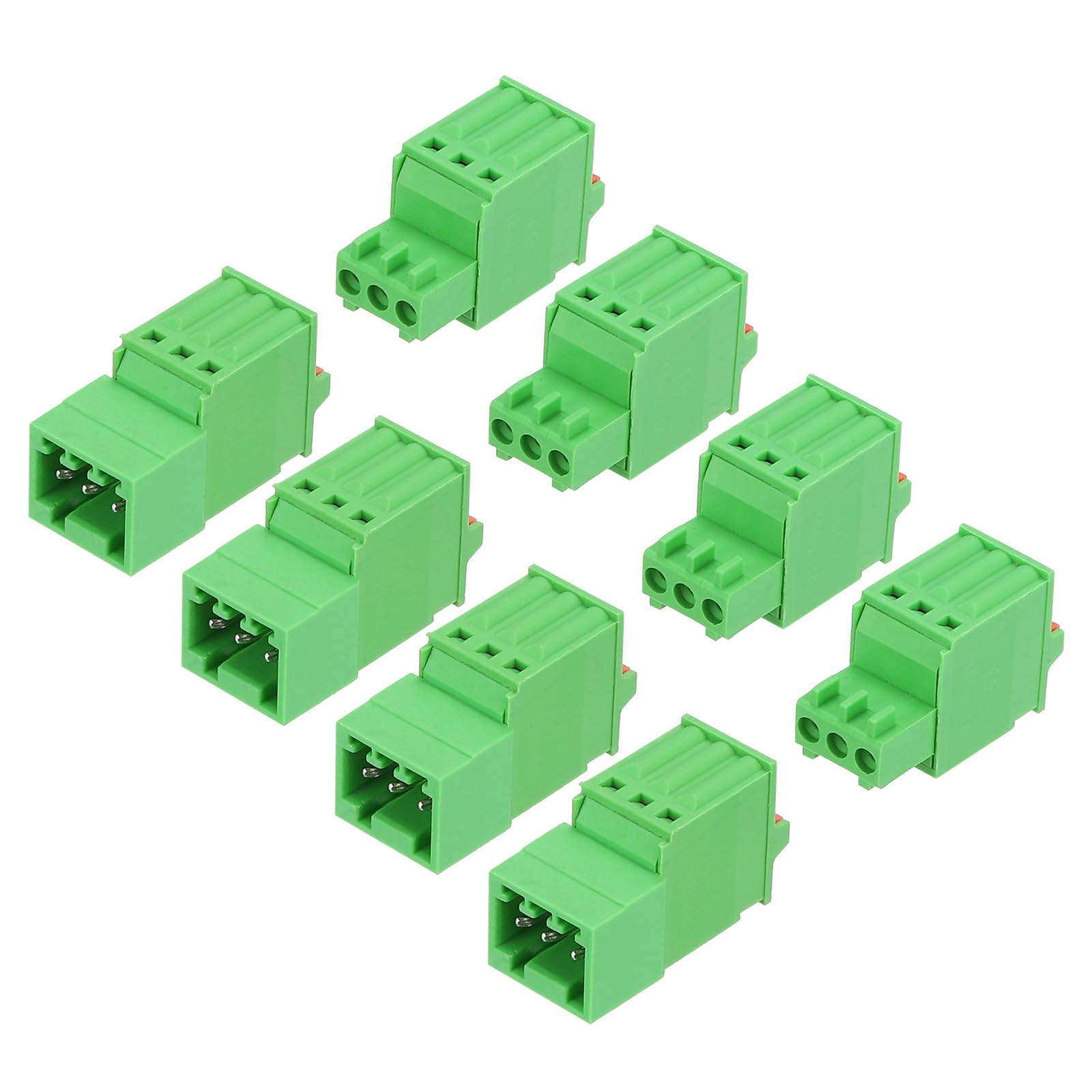 Conectores PCB de resorte MECCANIXITY de 3 pines para cableado rápido de equipos 8