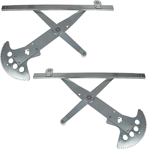 Miniatura 164 de TRQ Juego de elevalunas manual para el lado del conductor y del pasajero compatible con Chevrolet Tracker 1998 1989-1997 Geo 1989-1998 Suzuki