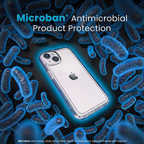 Image of Speck Clear iPhone 14 & iPhone 13 Case - Drop Protection, Scratch Resistant & Anti-Yellowing Dual Layer Case for iPhone 14 & iPhone 13 Case for 6.1 inch Model - GemShell