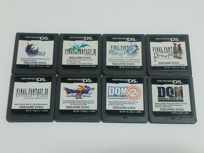Amazon Co Jp ８本セット ファイナルファンタジー4 Ff3 ドラゴンクエスト9 ニンテンドー Ds 3ds ソフト カセット 子供 ロールプレイング Rpg ドラクエ ホビー 通販