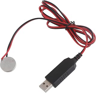 USB - 3V バッテリー充電ケーブル Repalce 3V バッテリー (ボタン型コイン電池駆動デバイス用)