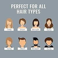 Vista 7 de Wet Brush-Pro: Cepillo desenredante profesional para el cabello, de fácil agarre, edición limitada Art, color morado artístico/multicolor