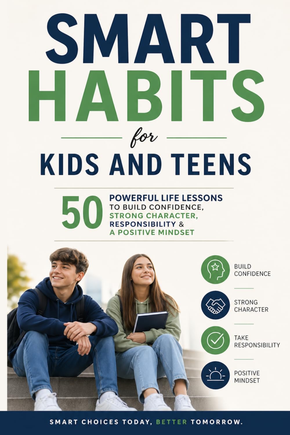 Smart Habits for Kids and Teens: - 50 Powerful Life Lessons to Build Confidence, Strong Character, Responsibility, and a Positive Mindset