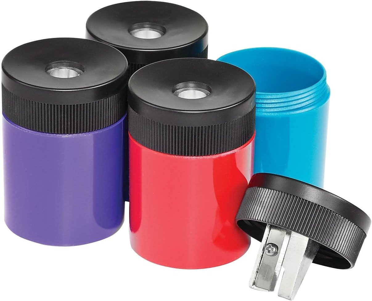 STAEDTLER Manual Pencil Sharpener, Assorted Colors (511 63 BK 02NA)