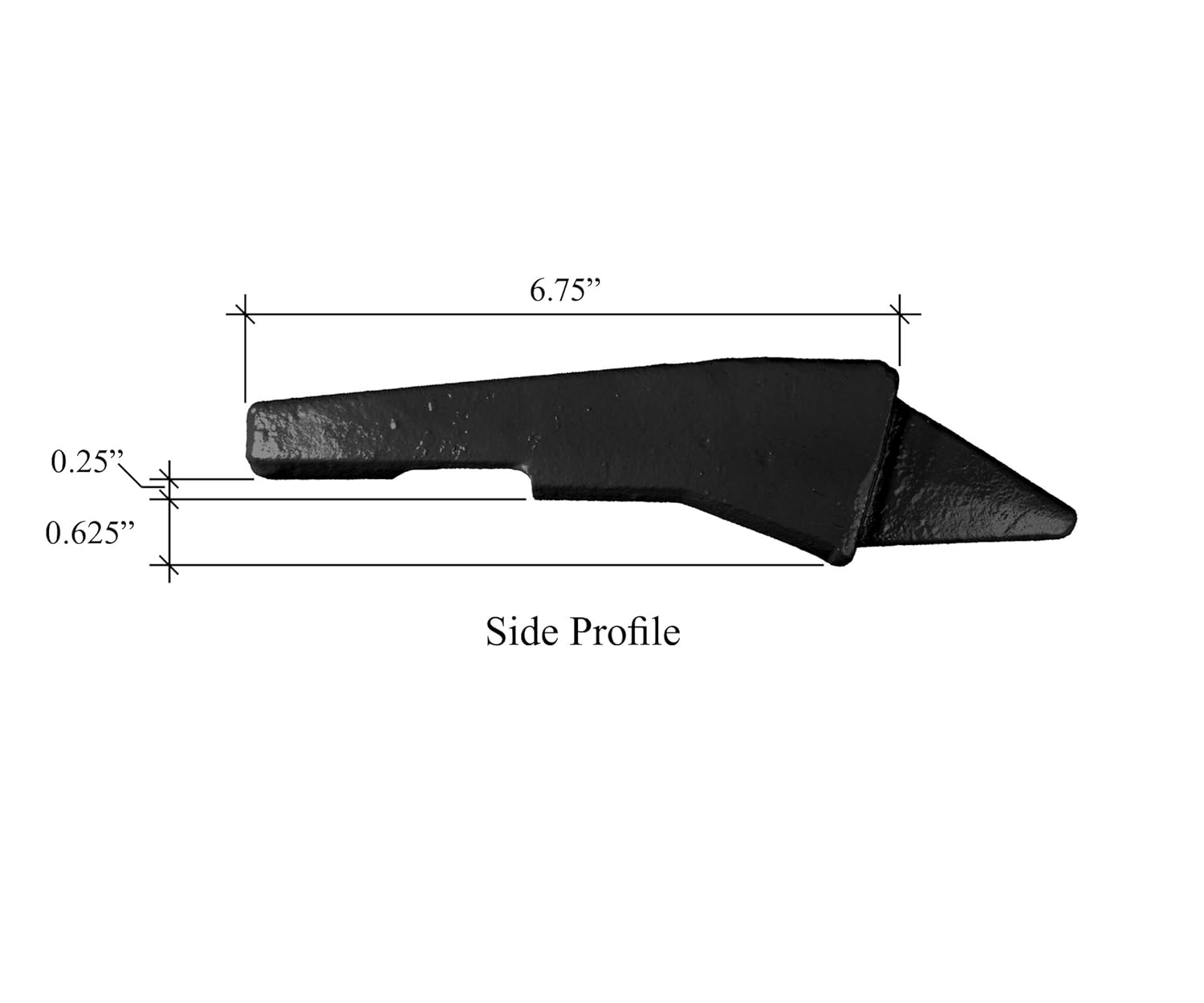 1 - Bobcat Style Skid Steer Tooth/Shank/Hardware Assembly - 6737322Y