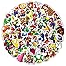 50pcs Cartoon Mario Stickers for Kids, Vinyl Waterproof Mario Decal for Water Bottle Laptop Toy Sticker for DIY Decorate Bumper Phone Hard Hat Kids Teens Gifts