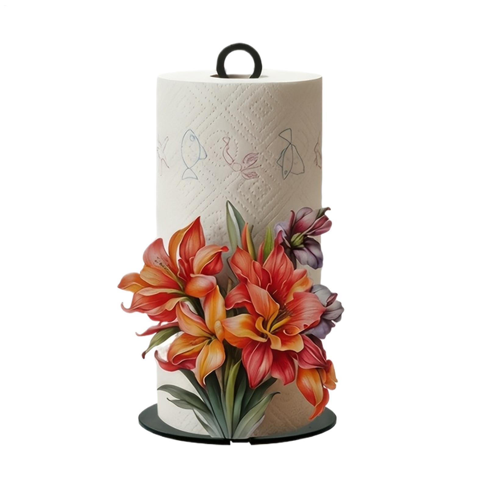 Soporte para toallas de papel vertical con base de 5.12'' para optimizar espacio