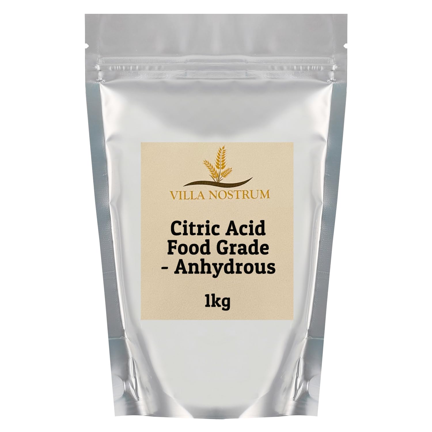 Citric Acid - Food Grade, Anhydrous 1kg by Villa Nostrum